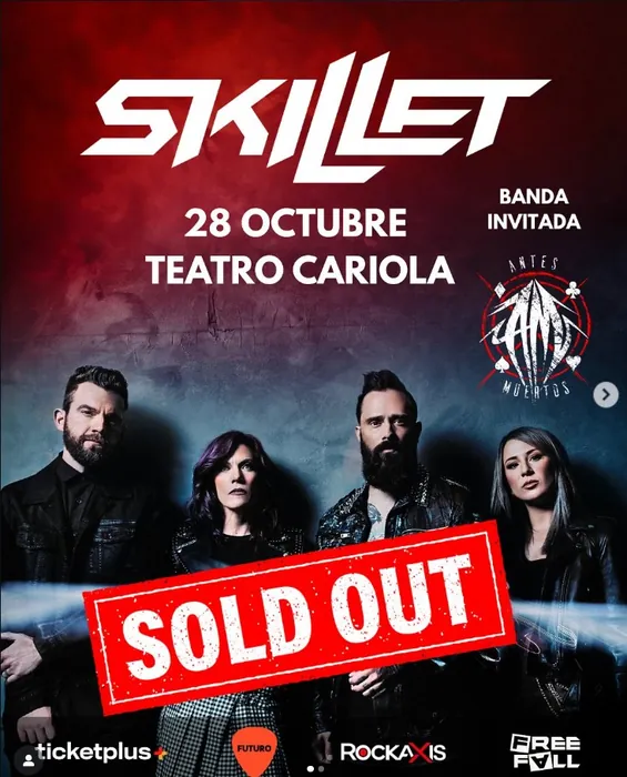 Skillet · Teatro Cariola 2025
